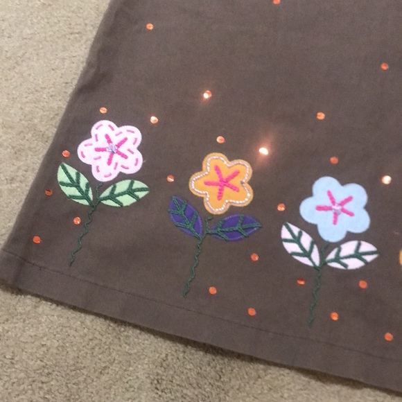 🌸NEW🌸 Moschino Cheap and Chic Vintage Rare Flower Sequin Skirt - Picture 4 of 16